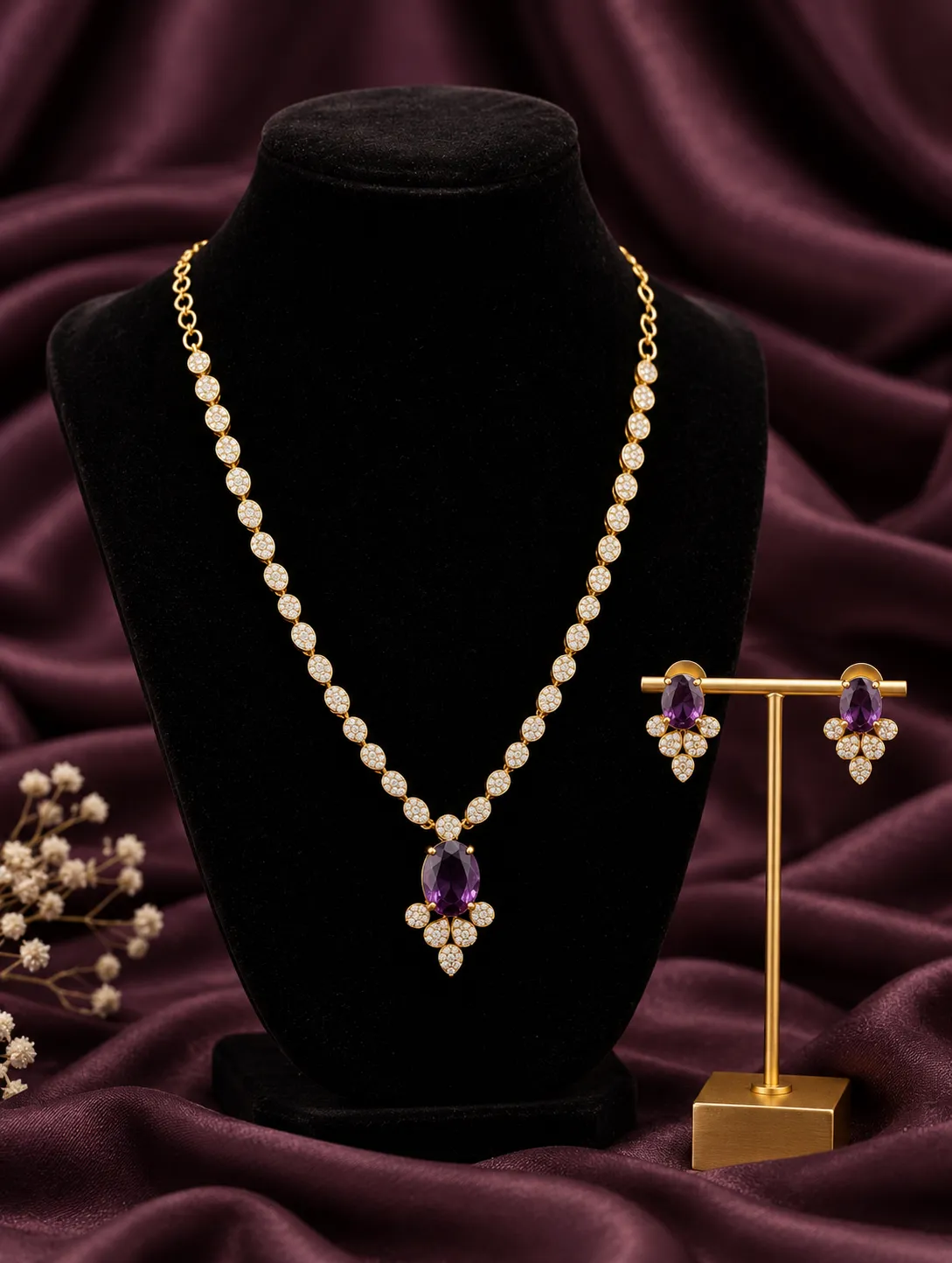 Amethyst Aradhya Set
