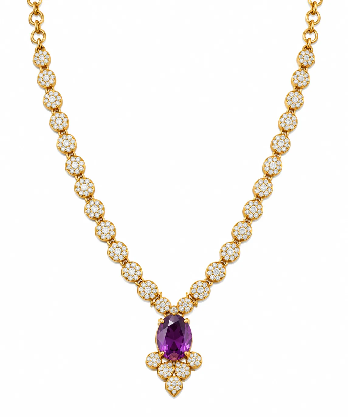 Amethyst Aradhya Set