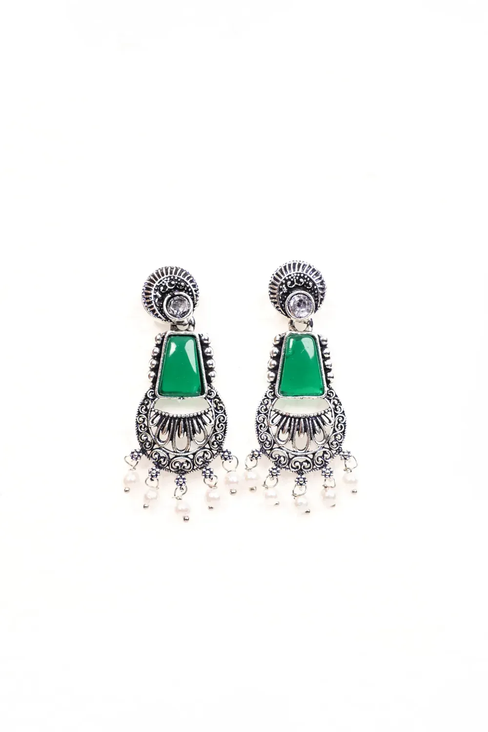 Multicolour Pearl Jhumka