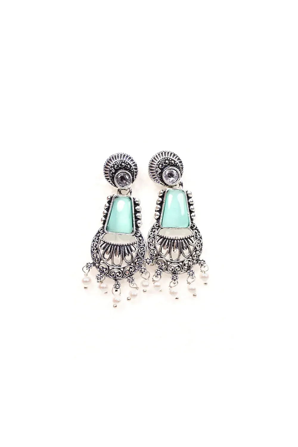 Multicolour Pearl Jhumka