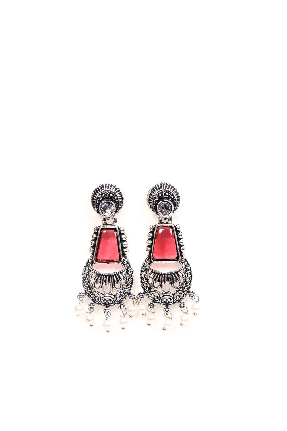 Multicolour Pearl Jhumka