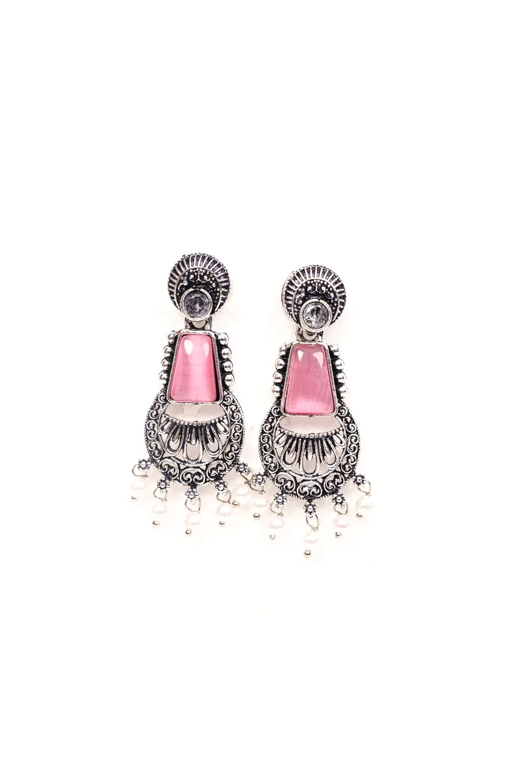Multicolour Pearl Jhumka
