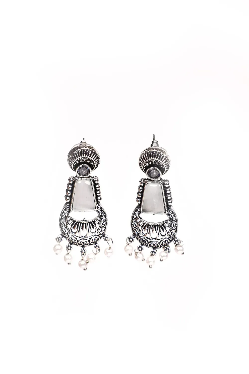 Multicolour Pearl Jhumka