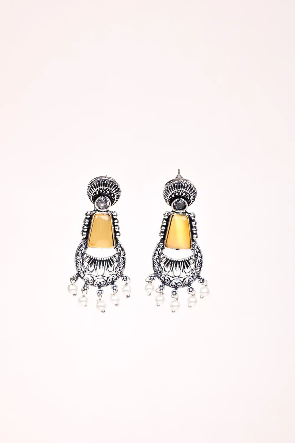 Multicolour Pearl Jhumka